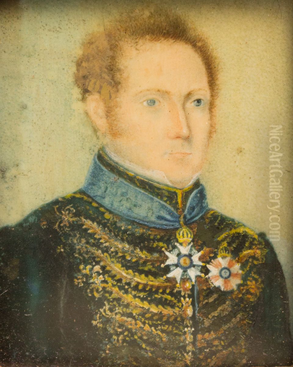 Marques de Abrantes, da colecao Museu Historico Nacional Oil Painting by Museu Historico Nacional collection