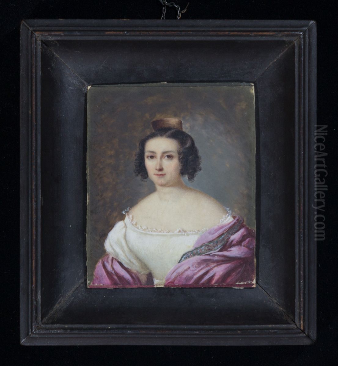 Dama espanhola, da colecao Museu Historico Nacional Oil Painting by Museu Historico Nacional collection