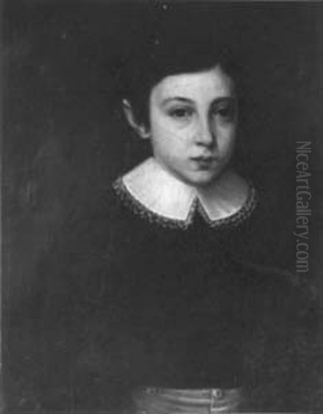 (Cigana e duas paisagens), da colecao Museu Historico Nacional Oil Painting by Joaquin Agrasot y Juan