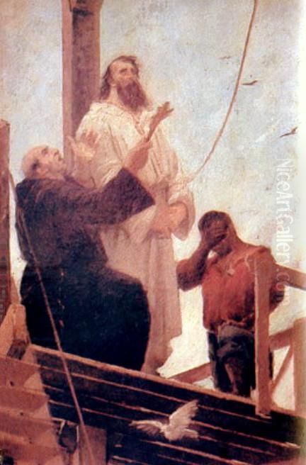 Martyrdom ofTiradentes Oil Painting by Aurelio de Figueiredo