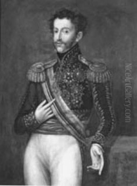 Pedro I (2), da colecao Museu Historico Nacional Oil Painting by Museu Historico Nacional collection