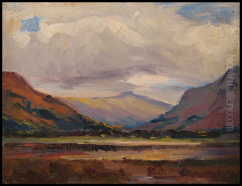 Scottish landscape Oil Painting by Sanlam Art Collection