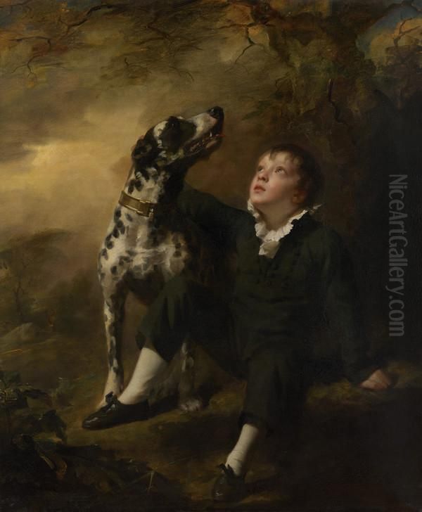 John Stuart Hepburn Forbes, later 8th Baronet of Monymusk, and of Fettercairn and Pitsligo, 1804 - 1866 Oil Painting by Henry Raeburn