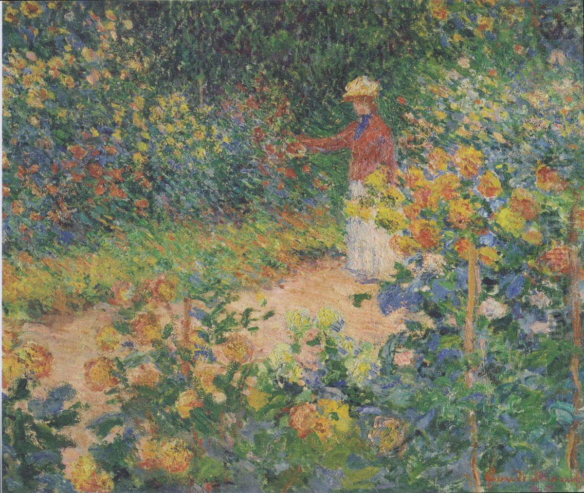 Im Garten Oil Painting by Claude Oscar Monet