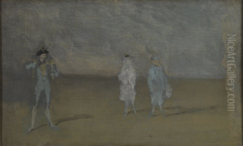 The Duet Oil Painting by James McNeill Whistler