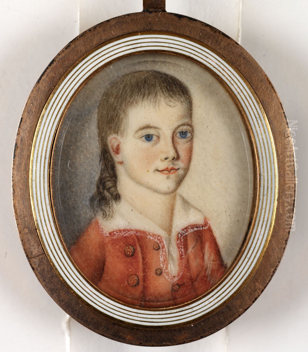 Portrait of John George Washington Hancock Oil Painting by Charles Willson Peale