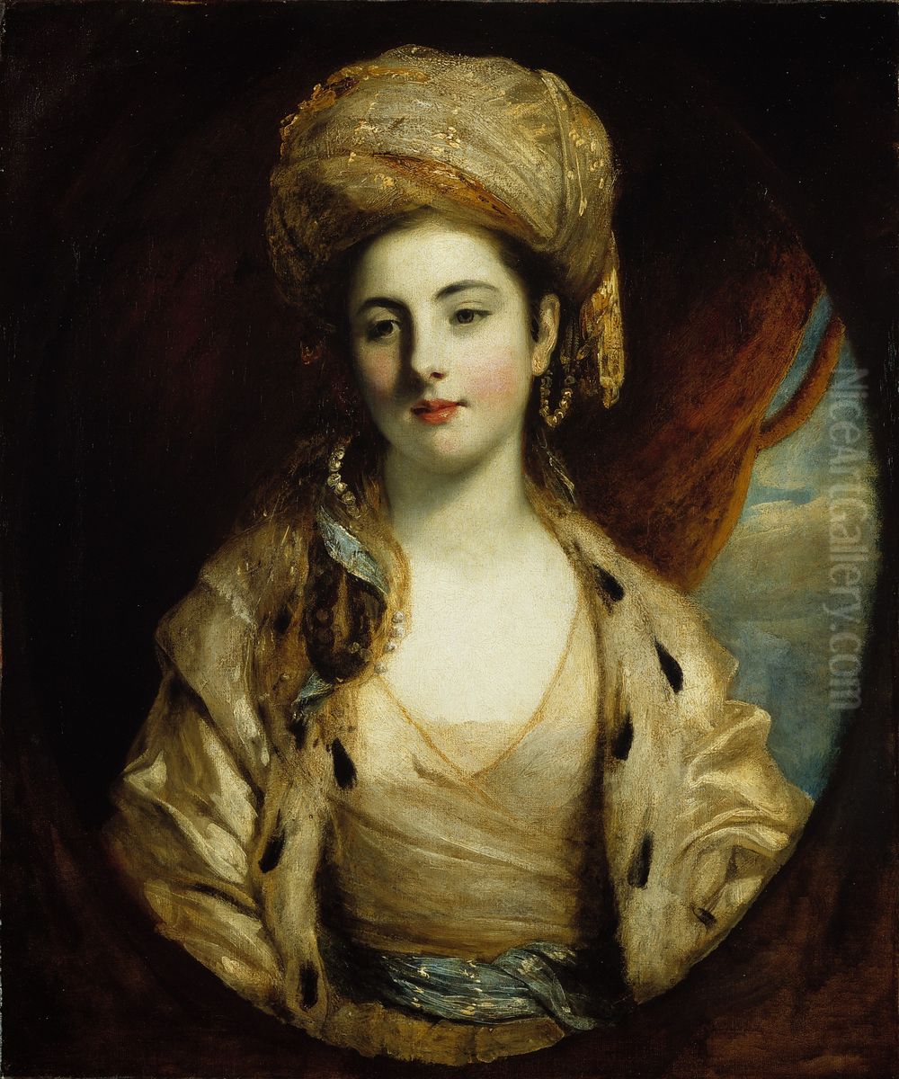 Mrs. Richard Paul Jodrell Oil Painting by Of Sir Joshua Reynolds
