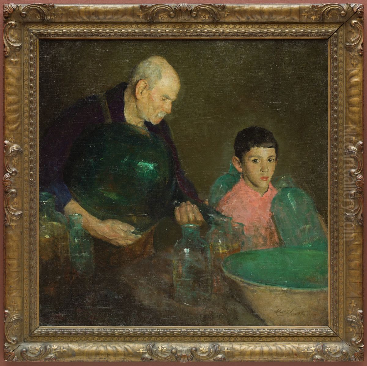 Refining Oil Oil Painting by Charles Hawthorne