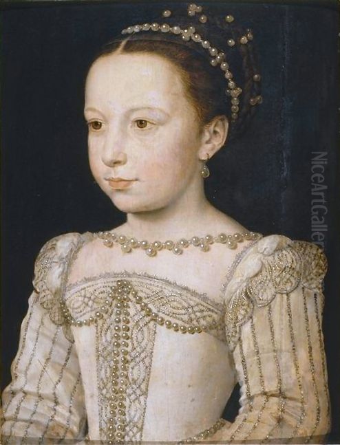 Marguerite of Valois Oil Painting by Francois Clouet