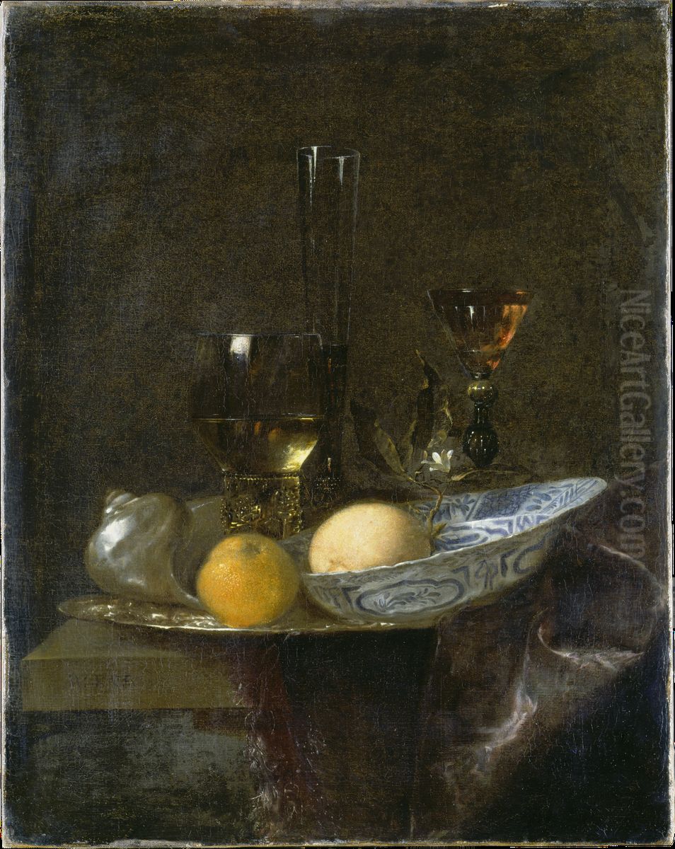 Still Life with Oranges Oil Painting by Willem Kalf