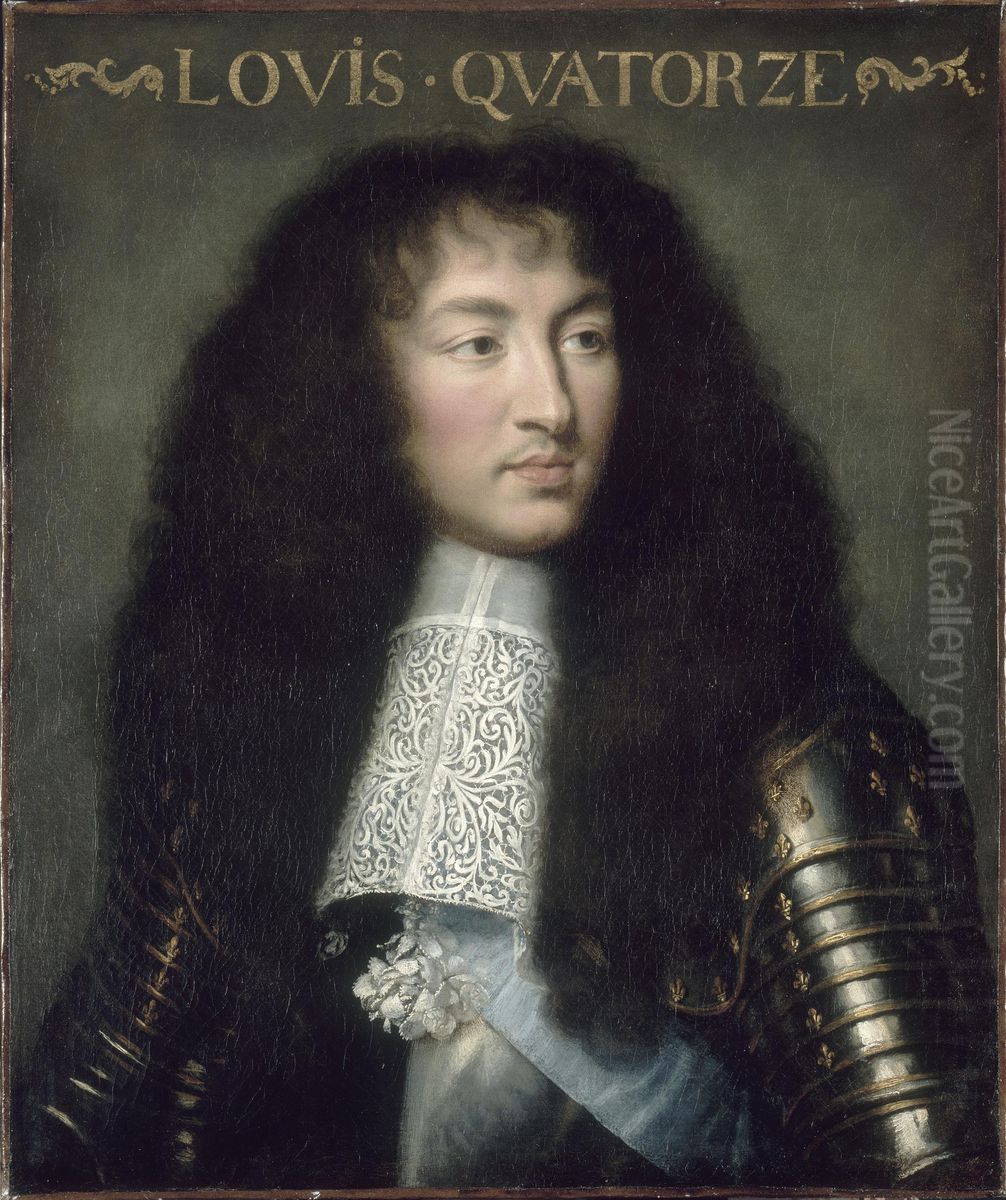 Louis XIV, King of France (1638-1715) Oil Painting by Charles Le Brun