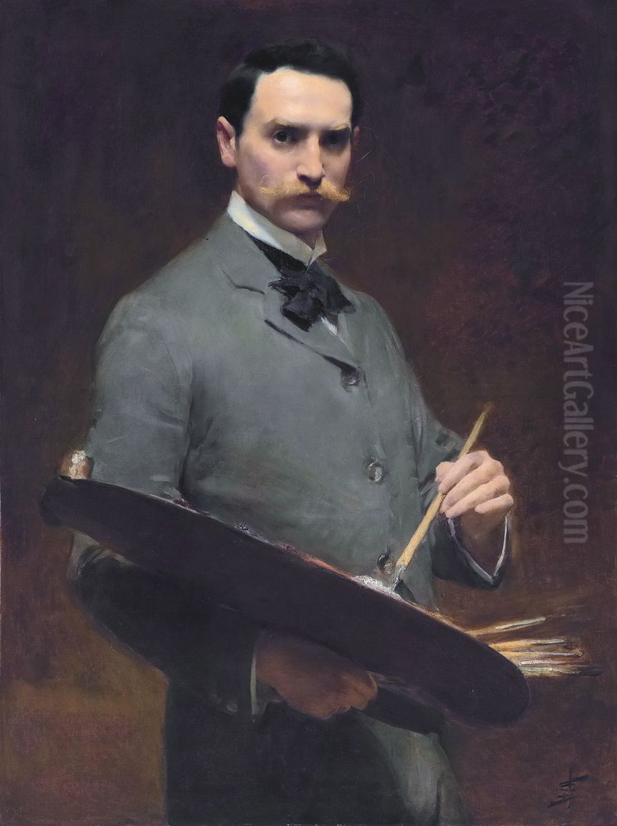 Self-portrait Oil Painting by Solomon Joseph Solomon