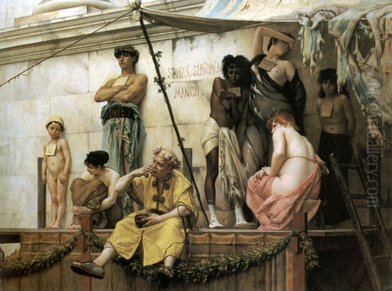 The Slave Market Oil Painting by Gustave Boulanger