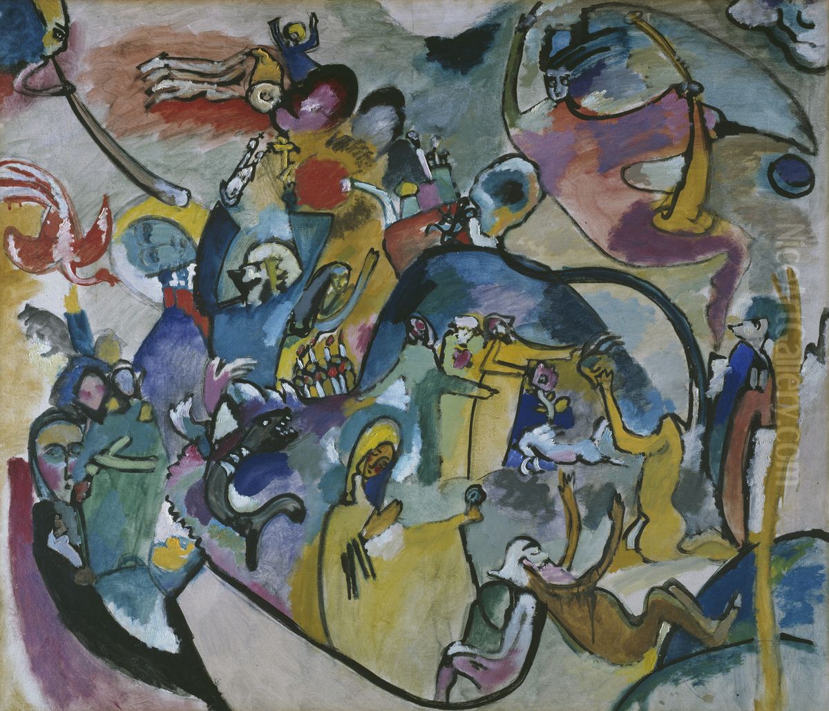 Allerheiligen II Oil Painting by Wassily Kandinsky