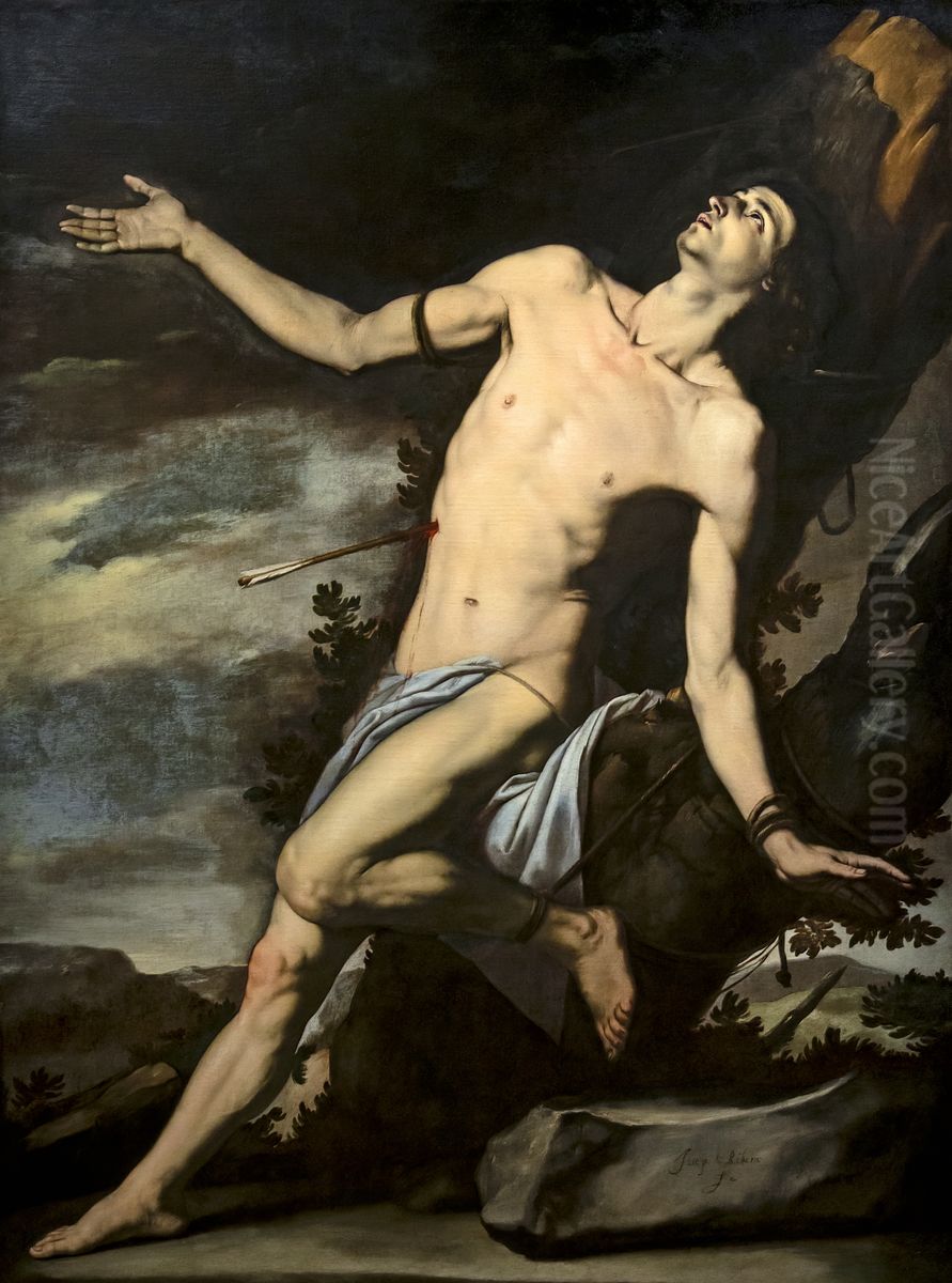 Saint Sebastian Oil Painting by Jusepe de Ribera