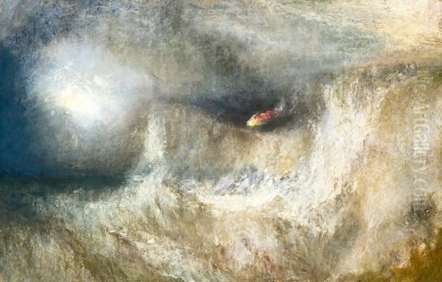 The Beacon Light Oil Painting by J. M. W. Turner