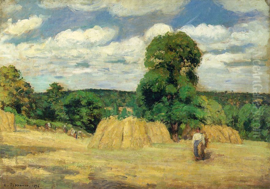 Ernte Oil Painting by Camille Pissarro