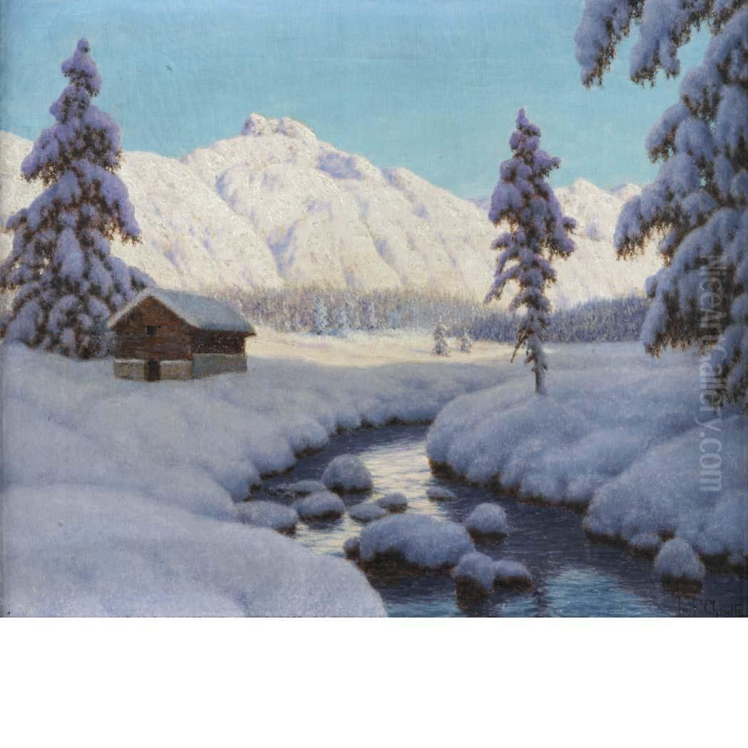 After The Snowfall Oil Painting by Ivan Fedorovich Choultse