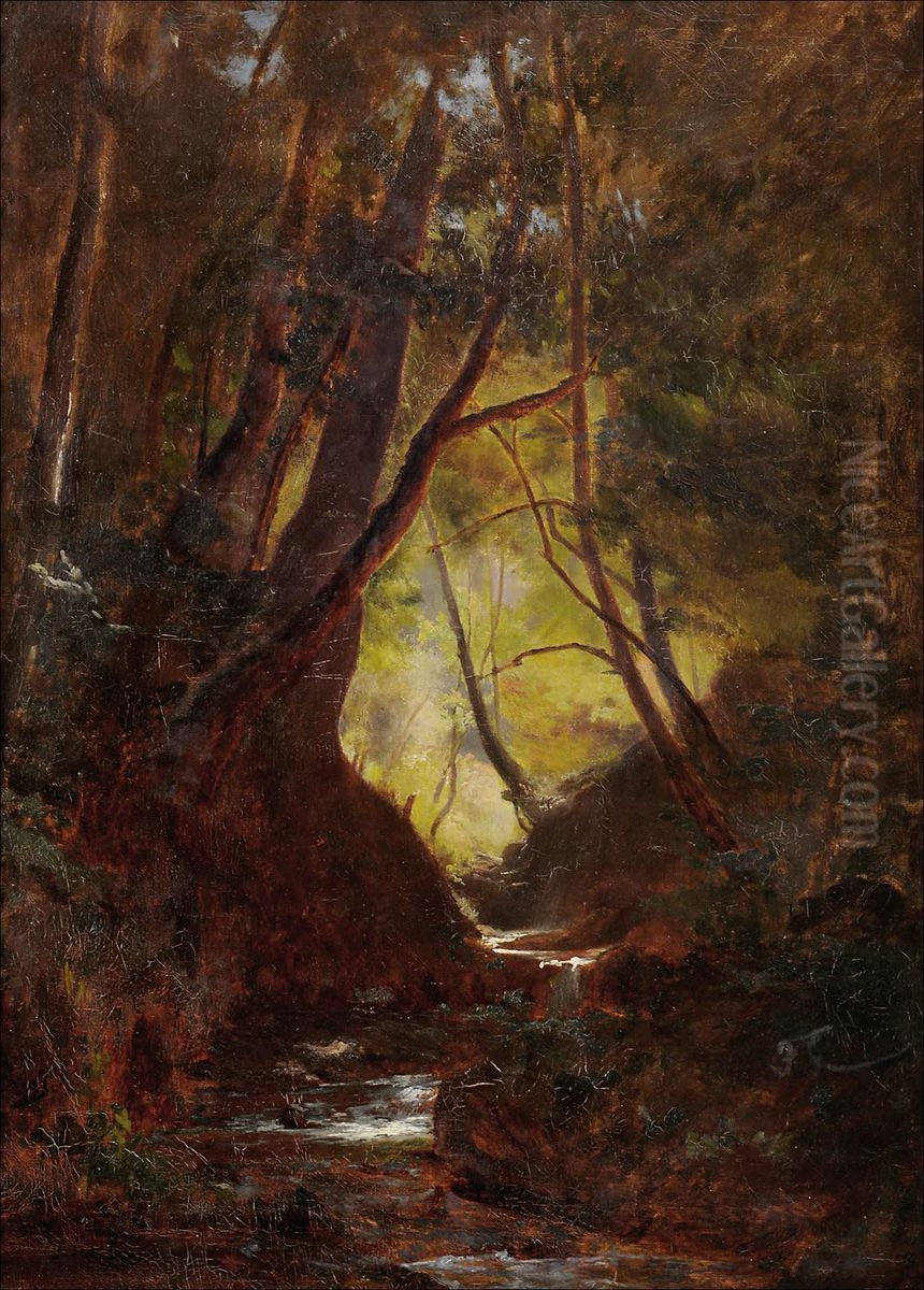 Metsanhamara. Oil Painting by Fanny Churberg