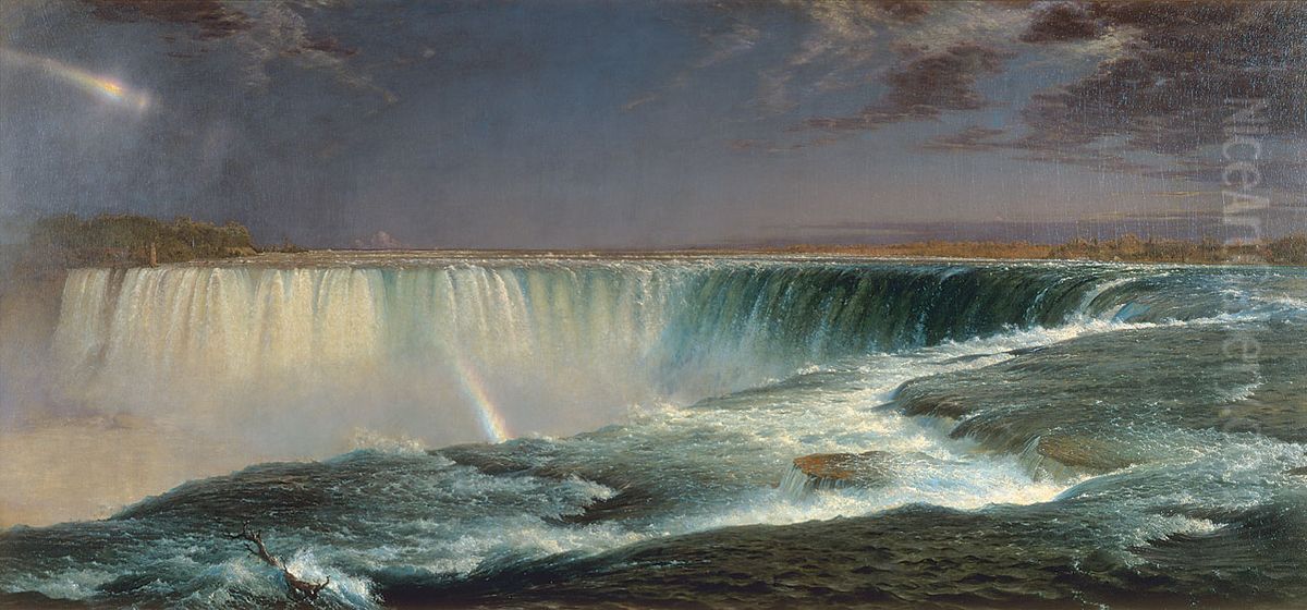 Niagara Falls Oil Painting by Frederic Edwin Church