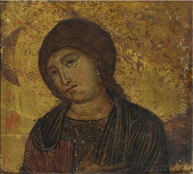Head Of An Angel Oil Painting by (Cenni Di Peppi) Cimabue