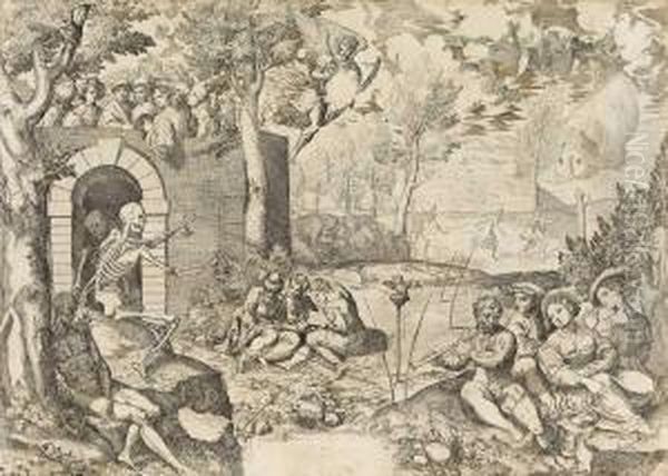 Das Vogelhaus Des Todes Oil Painting by Giovanni Paolo Cimerlini