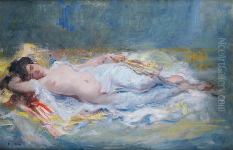 Nu Allonge Oil Painting by Paul Cirou