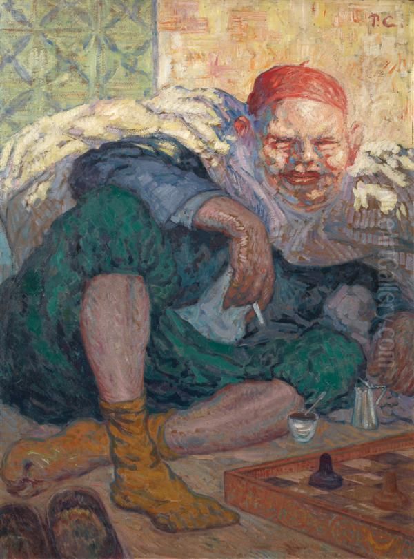 Le Joueur D'echecs Oil Painting by Paul Cirou