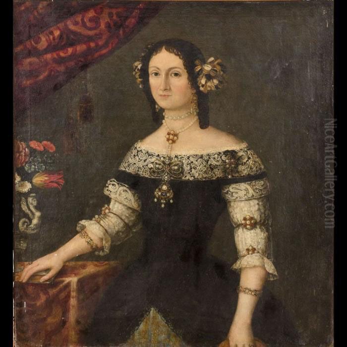 Ritratto Di Nobildonna Oil Painting by Pier Francesco Cittadini