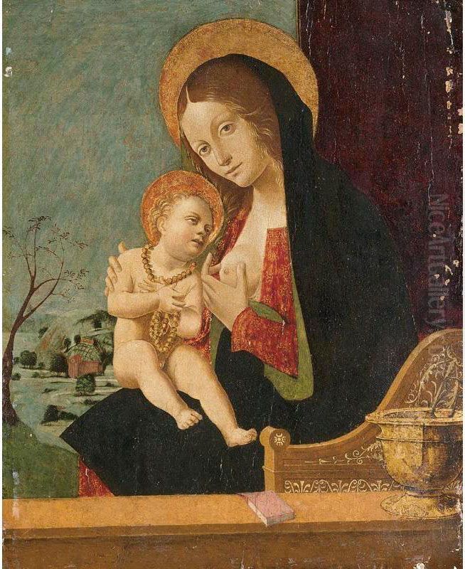 - Oil Painting by Vincenzo Civerchio