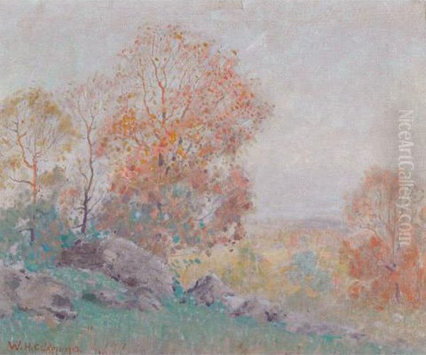 View Of Phillipsburg Oil Painting by William Henry Clapp