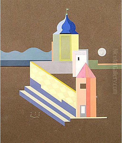 La Citta Della Fiaba Oil Painting by Marcello Claris