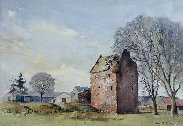 Braikiecastle Oil Painting by Sidney Clark