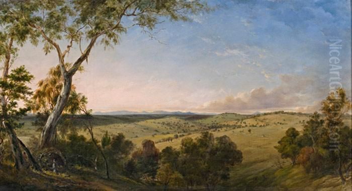 Murndal In The Early Days Oil Painting by Thomas Clark