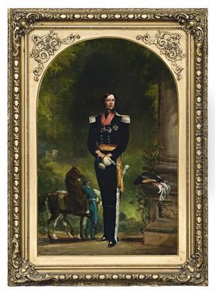 Portrait Of His Excellency Sir Henry Barkly, Govenor Of Victoria Oil Painting by Thomas Clark