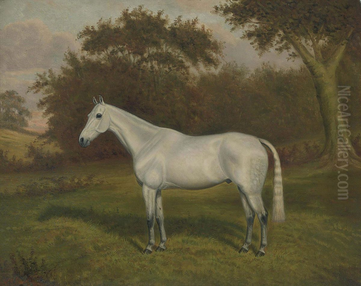 Starlight Oil Painting by William Clark Of Greenock