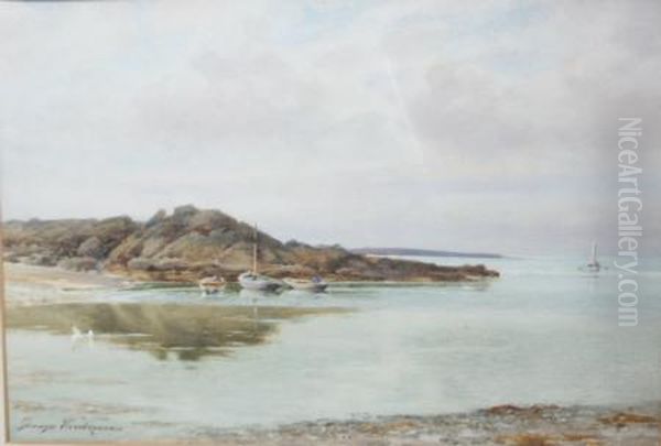 View Of Anglesey Oil Painting by George Cockram