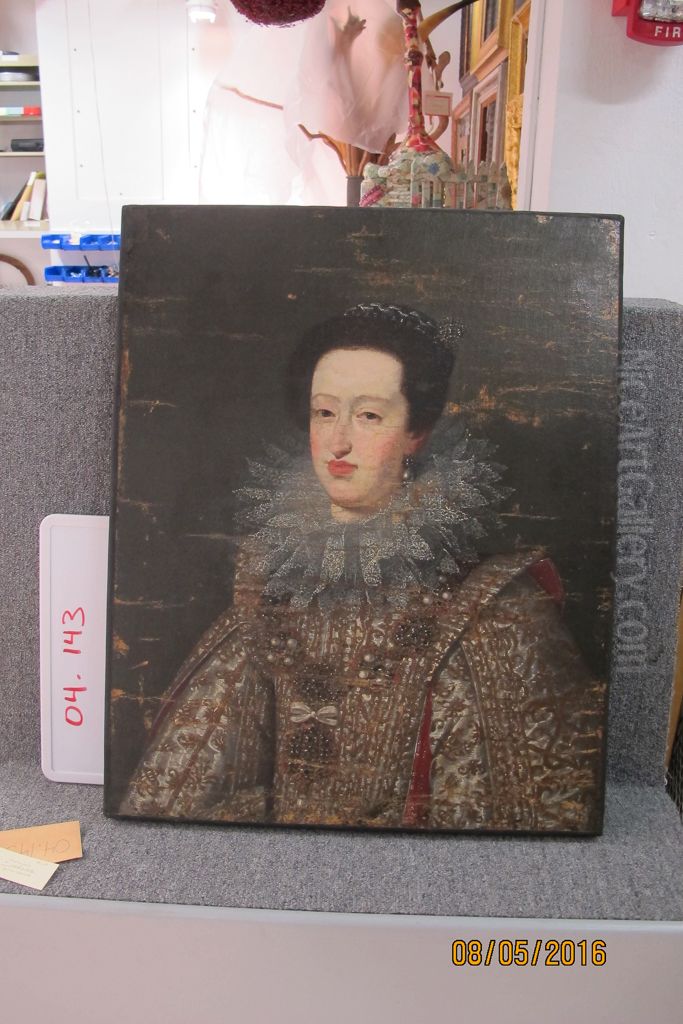 Portrait Of A Lady Oil Painting by Claudio Coello