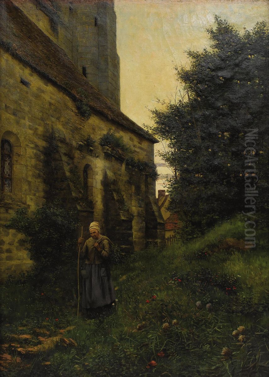 The Close Of Day Oil Painting by William Anderson Coffin