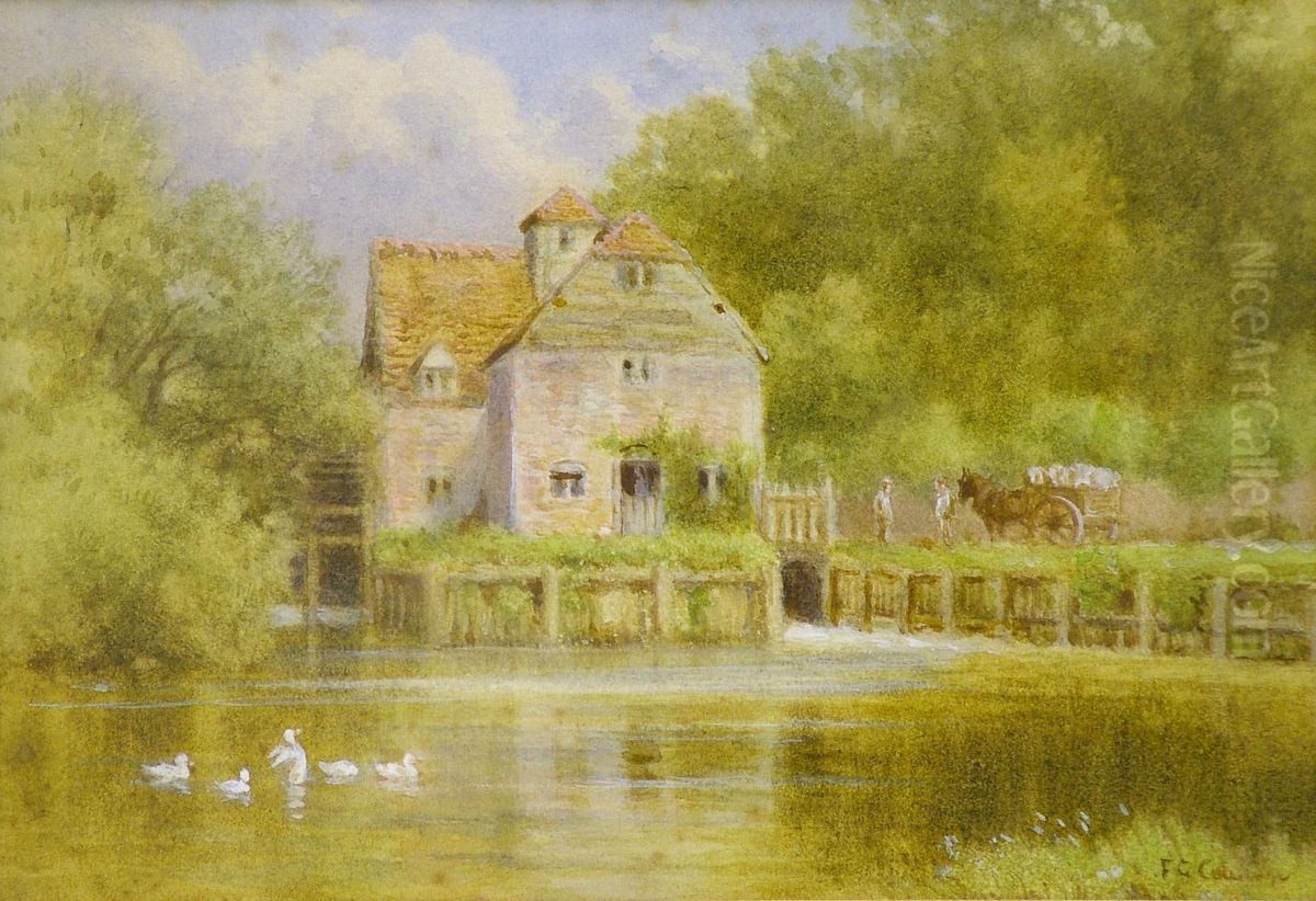 Maple Durham Mill Oil Painting by Francis George Coleridge