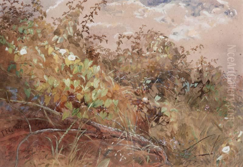 Hedgerow Oil Painting by Thomas Collier