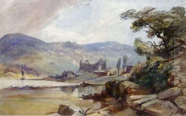 Tintern Abbey Oil Painting by William Collingwood Smith