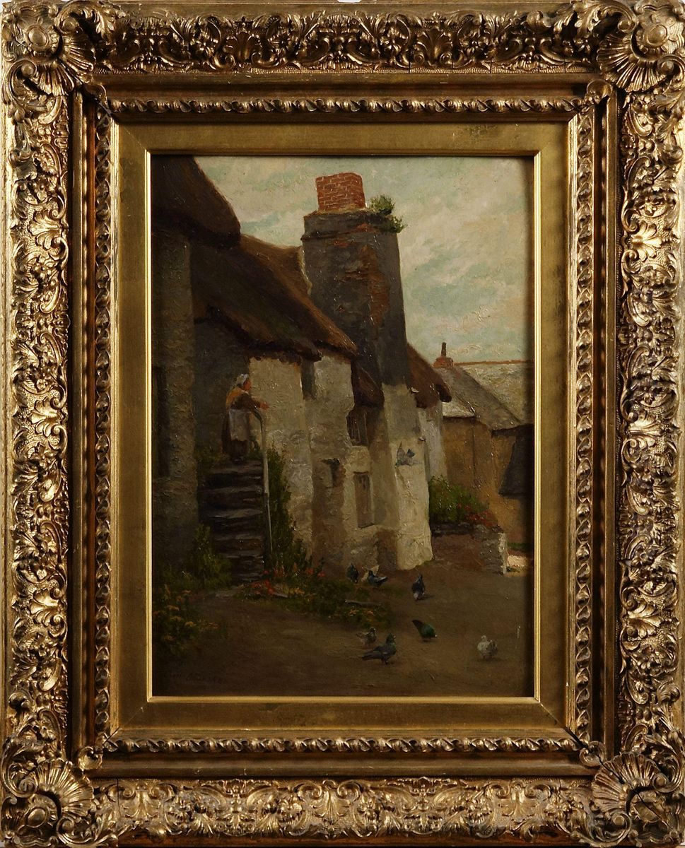 Tiddys Hop, 
Bowella Oil Painting by Charles Collins