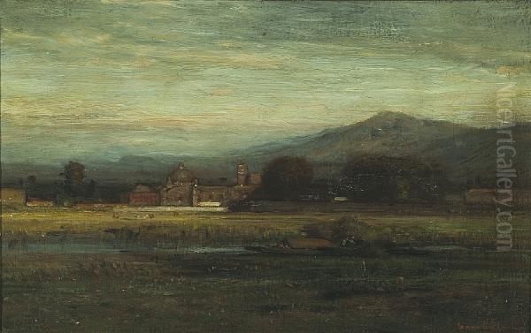 A Valley In Mexico Oil Painting by Samuel Colman