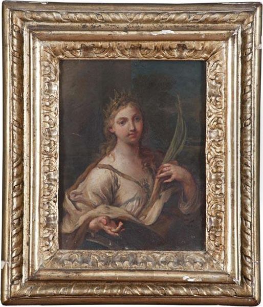 Santa Caterina Oil Painting by Sebastiano Conca