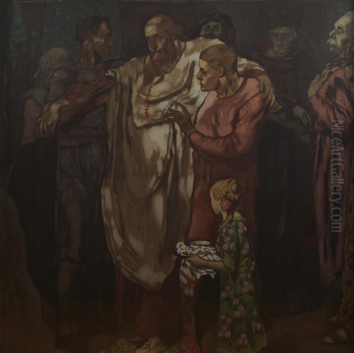 The Sick King Oil Painting by John Copley