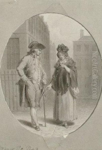 A Soldier Oil Painting by Corbould, Richard