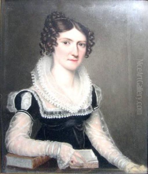 Portrait Of Harriet Bainbrigge Oil Painting by William the Elder Corden