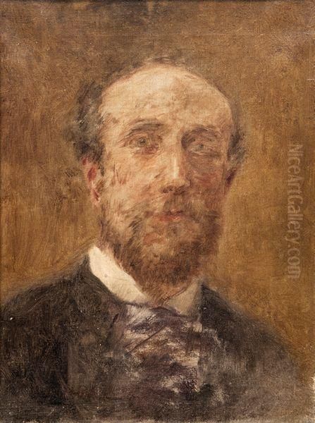 Autoportrait Oil Painting by Fernand-Anne Piestre Cormon