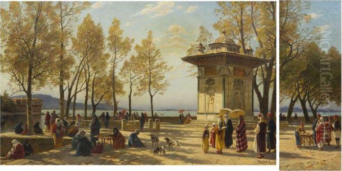 Randi Oil Painting by Hermann David Solomon Corrodi